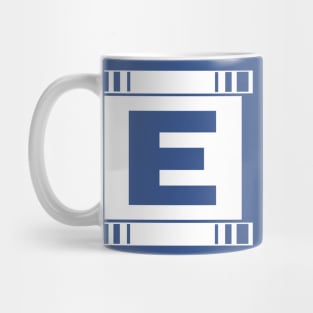 Blue Bomber - Minimalist Mug